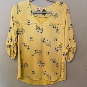 Yellow tempted Los Angeles blouse